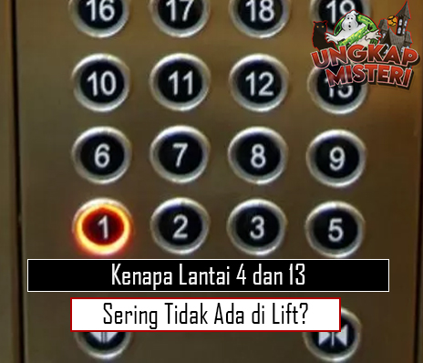 Kenapa Lantai 4 dan 13 Sering Tidak Ada di Lift