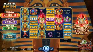 Fitur Utama Mask of Amun Slot Online