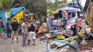 Tragedi Jalan: Bus Rombongan Pelajar Tabrak Truk di Deli Serdang