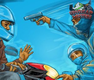 Pemotor Bersenjata Rampas Motor Kakak-Adik Setiabudi Bandung!