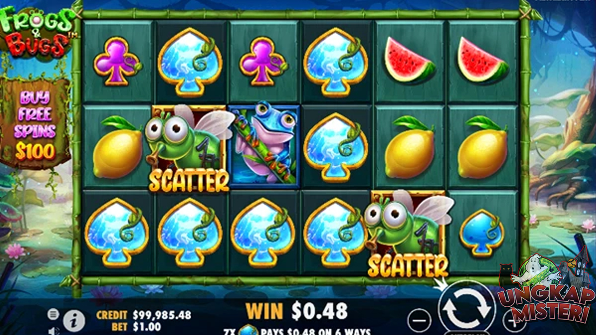 Grafis Lucu ke Harta Karun Eksplorasi Seru di Slot Frogs & Bugs!