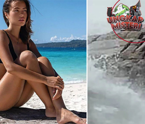 Foto di Pantai Berujung Drama: WN Rusia Jatuh Ditabrak Ombak!