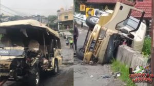 Tragedi Tawangmangu: Elf Wisatawan Tabrakan, 5 Tewas