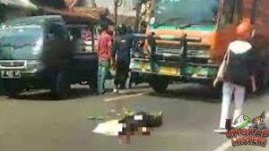 Drama Kecelakaan di Ciampea: Truk Tabrak Motor, 2 Terluka!