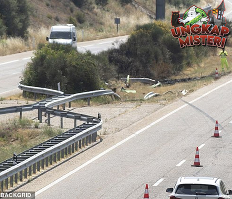 TKP Kecelakaan Diogo Jota Lamborghini Hancur Terbakar!