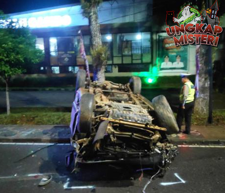 Rush Terbalik di Muba Pengemudi Luka Parah