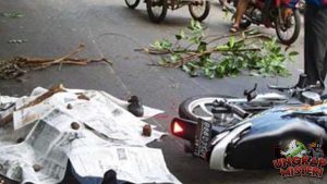 Wira Tewas Akibat Tabrak Truk Saat Gasak HP