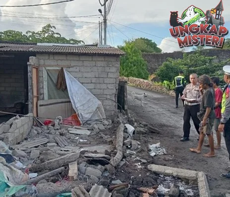 Truk Trailer Tabrak Rumah di Ungasan: 2 Orang Tewas!