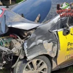 Mabuk Pemobil Tabrak 4 Mobil di Palembang!