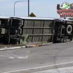 Bus Rombongan Keagamaan Terguling