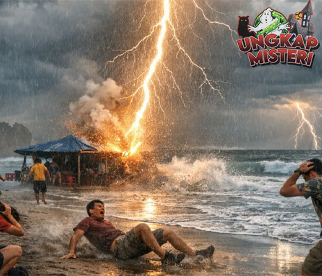 Pantai Lumajang Mencekam! 10 Orang Disambar Petir